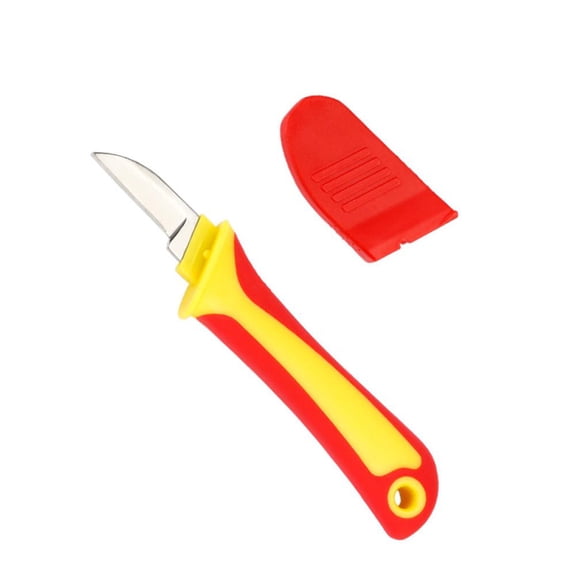 1-Piece Electrician Scissors, Stainless Steel Wire Stripping Cut Tool, Ergonomic Handle Design for Daily and Insulation Cutting Tasks