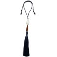 thumbnail image 1 of 1 Piece Elegant Tassels Charm for Backpack Shoulder Bags Bohemian Styles Natural Conch Pendant Accessory, 1 of 9