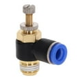 thumbnail image 1 of 1 Piece Fast Connection Pneumatic Fitting M5" 1/8" 1/4" 3/8" 1/2 Air Speed Regulating Valve Throttle Valve SL 4 6 8 10 12mm, 1 of 7