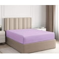 thumbnail image 1 of 1 Piece Fitted Sheet Only, 400 Thread Count, 16" Deep Pocket, 100% Egyptian Cotton, Extra Soft and Luxury Fitted Sheet, Easily fits in your Bed, Full Size - Lavender Solid., 1 of 4