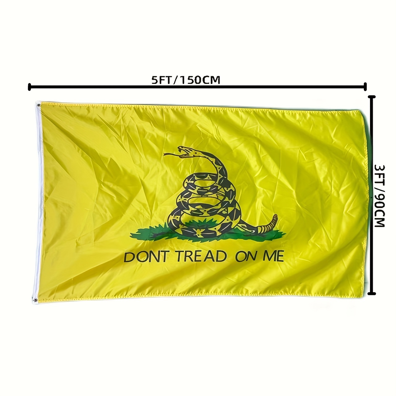 Nobrand Snake Flag 3x2ft Outdoor Polyester Flag, Don't Step on My Free ...