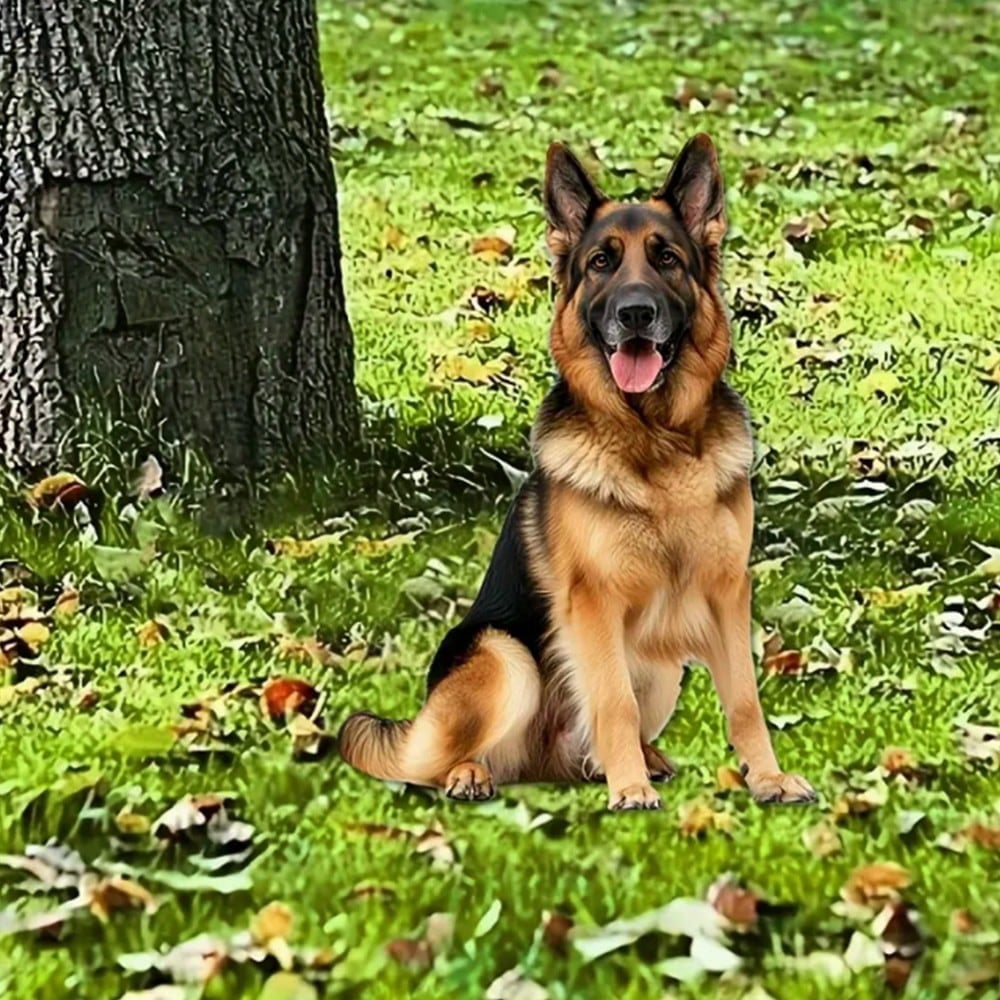 1-piece-german-shepherd-garden-stake-2d-flat-acrylic-courtyard-art