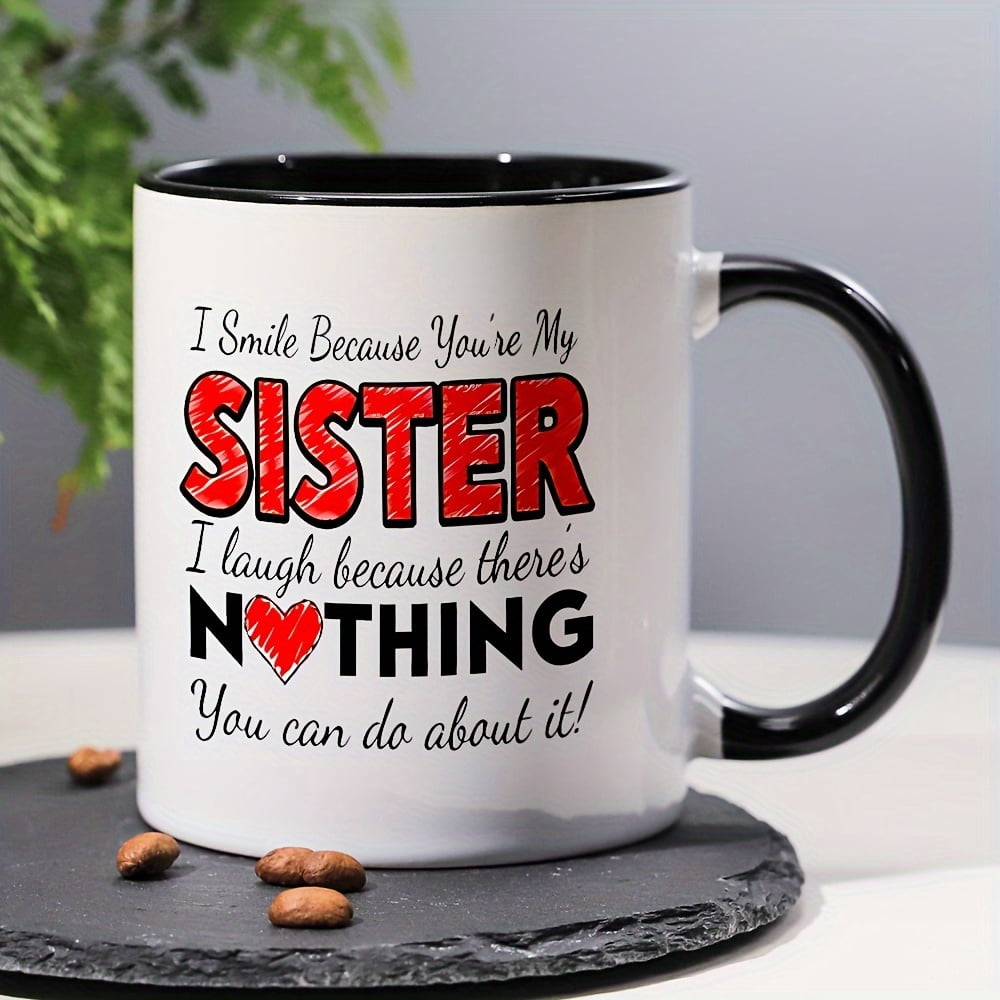 Tazza Divertente Per Cognato - I Smile Because You're My Brother In Law... Regalo Umoristico 12oz - 2