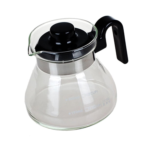 1 Piece. Glass Coffee Pot Glass Jug, For Coffee Machine, Glass, With Lid