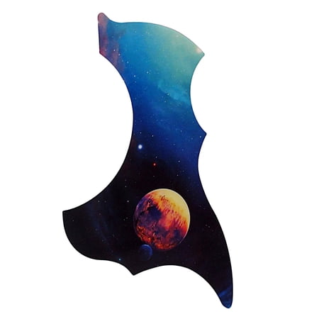 1 Piece Guitar Pickguard Scratch Protective Plate Self- Pick Guard Sticker for Acoustic Guitar Parts