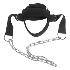 1 Piece Head Neck Harness Adjustable Equipment Support Stronger Black Strengh Exercise Strap for Weight Lifting Workout Muscle