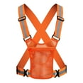 thumbnail image 1 of 1 Piece High-Visibility Reflective Safety Vest - T4 Mesh Design for Cyclists, Runners & Commuters, Adjustable Straps for Outdoor Low-Light Activities, 1 of 9