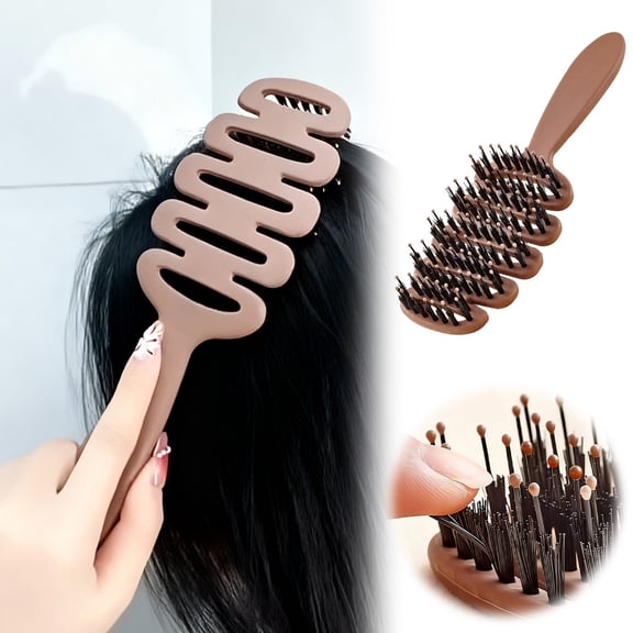 1 Piece Hot Hair Teasing Brush Hair Brush For Volume Hair Scalp Massage Reduces Frizz And Static Natural Shine Shine And Texture22296