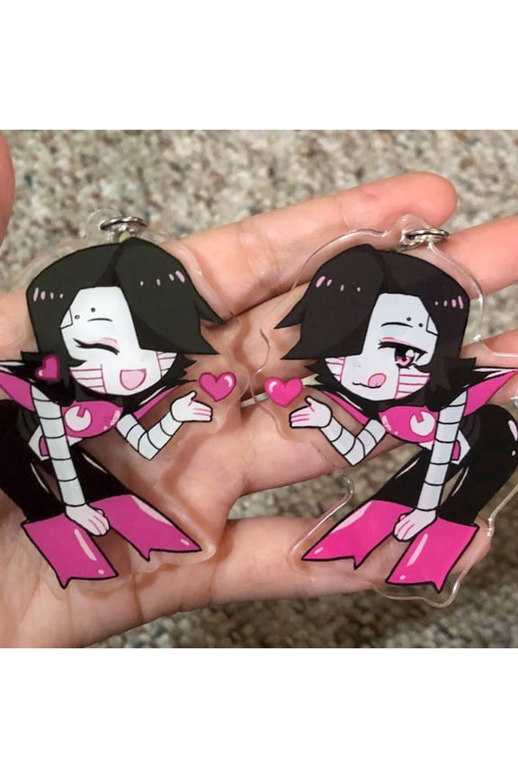 1 Piece Indie RPG doublesided keychain - Mettaton (1 keychain)/RANDOM 1 PACK