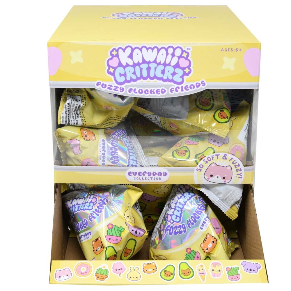 1 Piece Kawaii Critterz Flocked Blind Figure(style may vary), 1 piece randomly