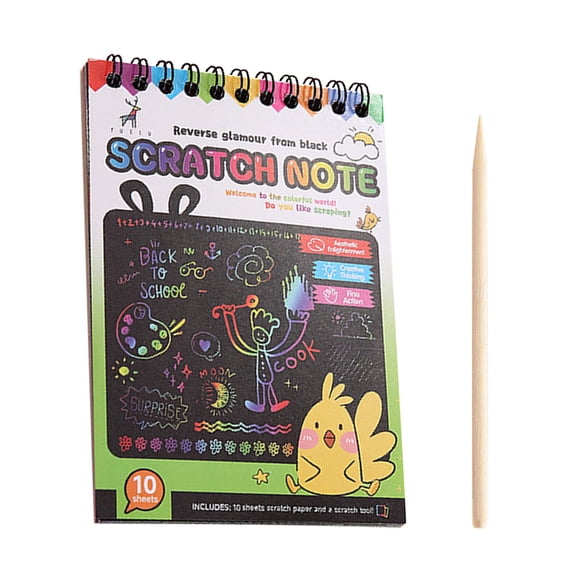1 Piece Kids Art Notes, Kids Art Paper, Scratch Paper Drawing Pad for Drawing, Playing and Writing