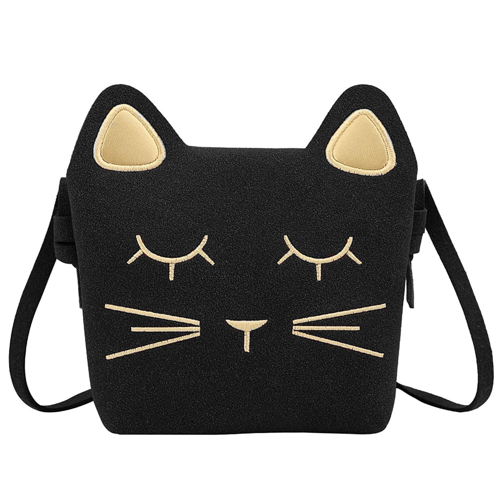 Lovely Cat Shoulder Bag Children Crossbody Messenger Bags For Girls Kids Pu  Leather Small Handbag Cartoon Coin Purse Wallet-9 | Fruugo BH