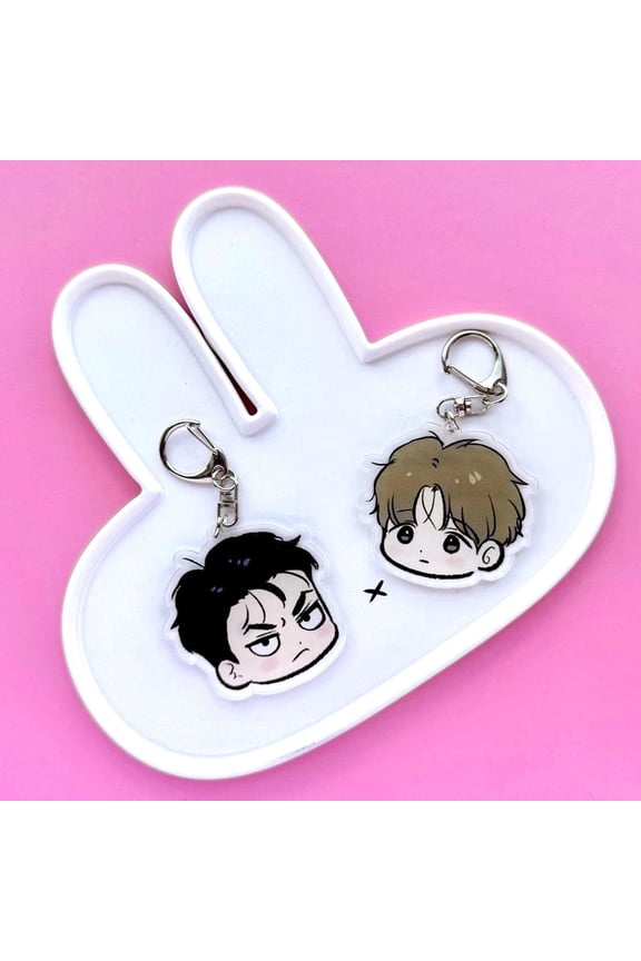 1 Piece Korean BL manhwa matching keychains