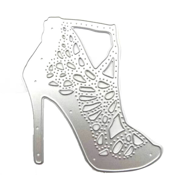 1 Piece Lady High Heel Die Cuts Stencil Stylish Women Shoes Embossing Template Cutting Mould Art Crafts Supplies