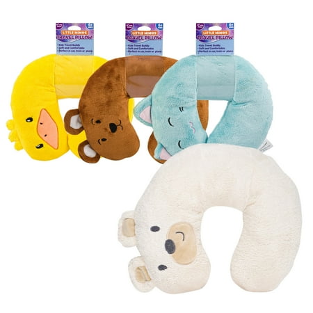 1 Piece Little Mimos Kids Travel Pillow- 11"- Assorted