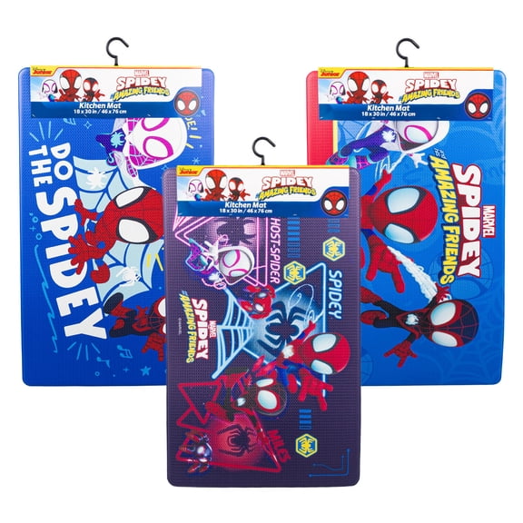 1 Piece Marvel Spidey and His Amazing Friends Kitchen Mats, Assorted, 1 piece only