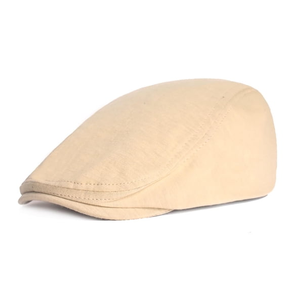 1 Piece Men Cotton Soft Stretch Fit Cabbie Driving Newsboy Cap Hat