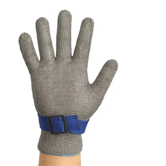 1 Piece Metal Glove,Level 9 Cut-Resistant Glove, Level 5 Cut-Resistant Protective Work Glove For Slaughtering Kitchen ,More Durable