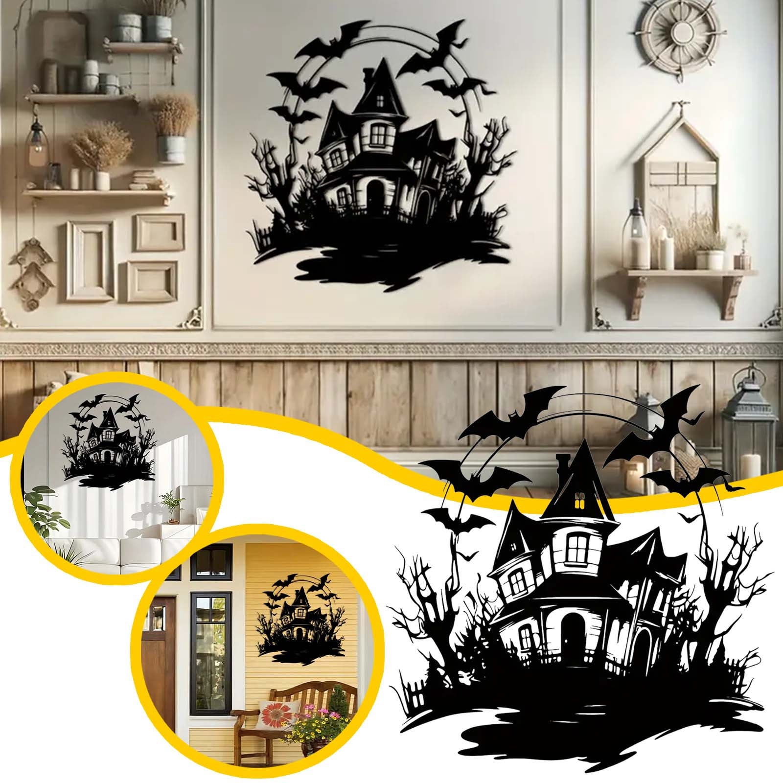 1 Piece Metal Wall Decoration Art Elegant Wall Decoration Modern Design