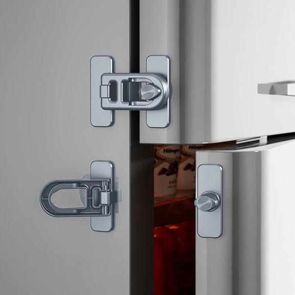 1 Piece Multifunction Useful Refrigerator Door Latch New Plastic Baby Safety Lock Kids Security Protection Cabinet Drawer Lock