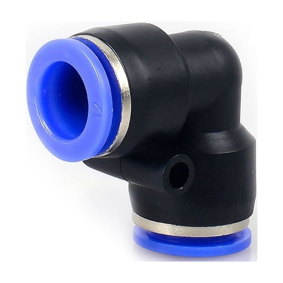 1 Piece PV Degree Elbow Pneumatic Quick Fitting Plastic 4mm 6mm 8mm 10mm Air Parts Pipe Push In Water Quick Connector Slip Lock 2 Way