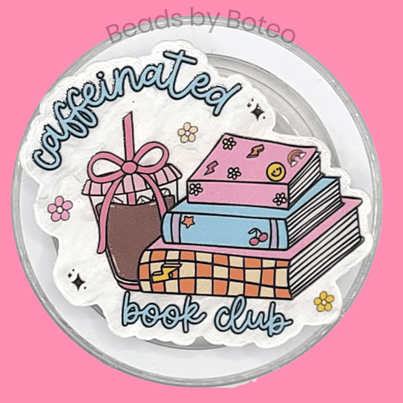 1 Piece Phone or E-Reader Grip - Caffinated Book Club