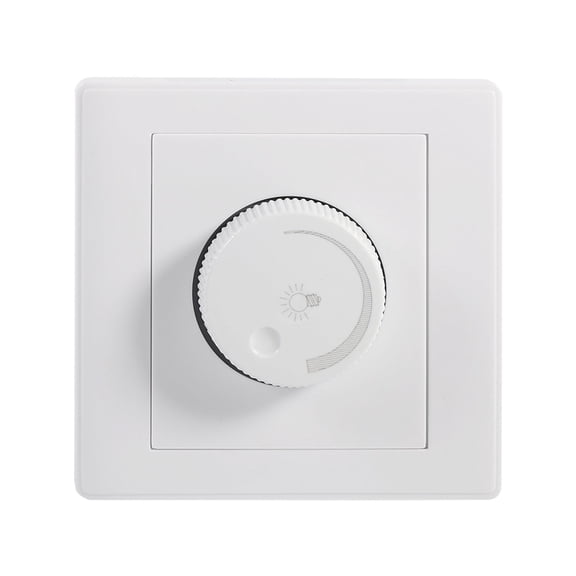 1 Piece Practical Household Wall Mounted Rotary Knob Lamp Brightness Controller Panel Type 86 Concealed Dimmer Switch Dimmer Switch New