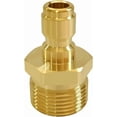thumbnail image 1 of 1 Piece Pressure Washer Coupler M22 14mm Male Thread 1/4 Inch Quick Connector Plug Fitting 4500PSI, 1 of 6