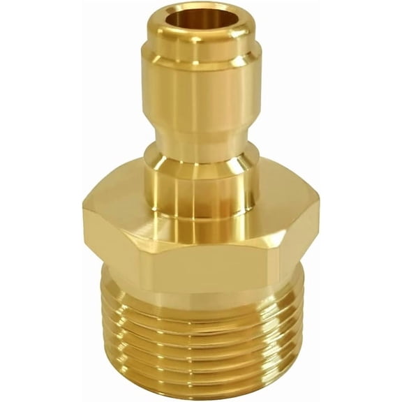 1 Piece Pressure Washer Coupler M22 14mm Male Thread 1/4 Inch Quick Connector Plug Fitting 4500PSI