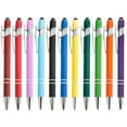 thumbnail image 1 of 1 Piece Rainbow Rubberized Soft Touch Ballpoint Pen, Stylish, Premium Metal Pen, Smooth Writing Black Ink, 1 of 3