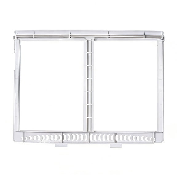 1 Piece Refrigerator Crisper Drawer Cover Frame for Efficient Humidity Control and Produce Freshness Preservation Easy Installation