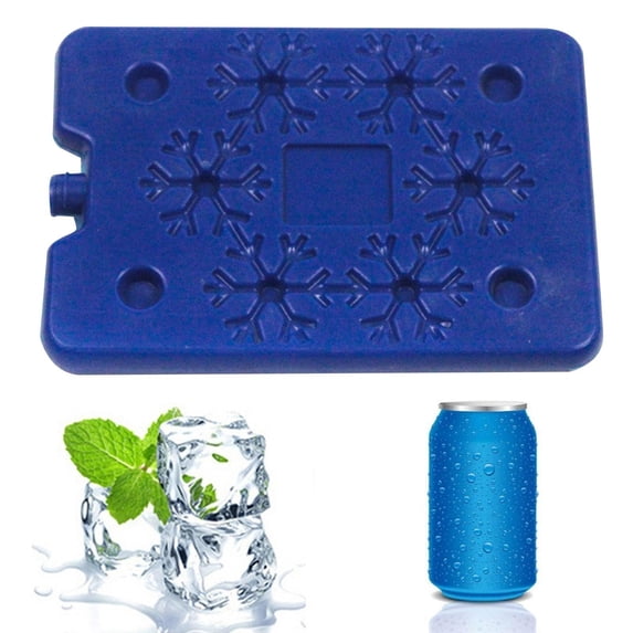 1 Piece Reusable Slim Ice Pack for Lunch Box and Cooler, Long Lasting Lightweight Design for Kids - Fun & Colorful