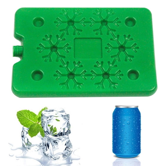 1 Piece Reusable Slim Ice Pack for Lunch Box and Cooler, Long Lasting Lightweight Design for Kids - Fun & Colorful