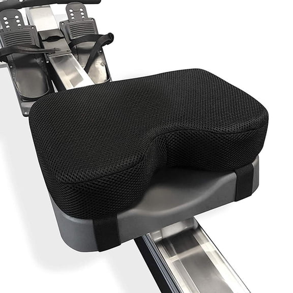 1 Piece Rowing Machine Seat Cushion Pad Rower Accessories Washable Breathable Durable Cover Seat Cushion for Workout Exercise Teenager Adult