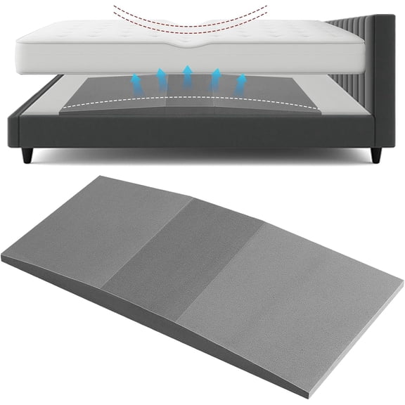 1 Piece Sagging Mattress Support Pads, High Density Foam Mattress Dip Fixer for Under Bed Support, 47"x25"x2" Targeted Firming Insert for Sinking Bed, Sofa Cushion Repair