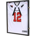 thumbnail image 1 of GUTAG 1-Piece Set ofJersey Display Frames, Secure Locking Jersey Shadow Boxes with PC Glass Offering 98% UV Protection, Includes Hangers, 1 of 7