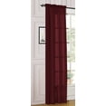 thumbnail image 1 of 1 Piece Sheer Voile Rod Pocket Window Panel Curtain Drapes Many Sizes & Colors, 1 of 2