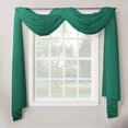thumbnail image 1 of 1 Piece Sheer Voile Window Home Decor Fully Hemmed Scarf Valance Swag Topper, 1 of 2