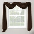 thumbnail image 1 of 1 Piece Sheer Voile Window Home Decor Fully Hemmed Scarf Valance Swag Topper, 1 of 2
