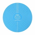 thumbnail image 1 of 1 Piece Silicone Baking Mat, Cake Mat Round with Measurements for 30x30cm Cake Turntable Stand, Silicone Kneading Mat Pastry Baking Sheet Kitchen Gadget, Non-stick, 1 of 4