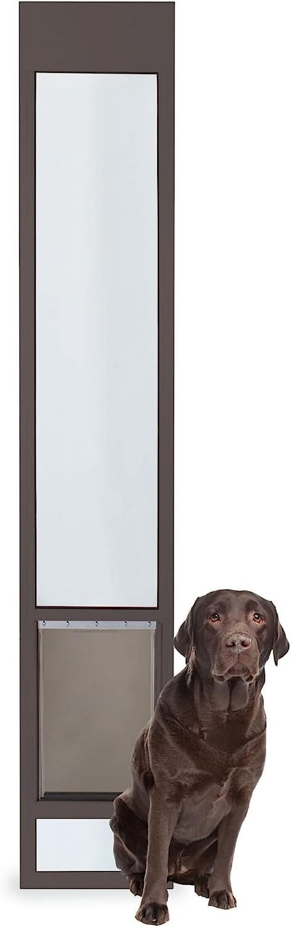 1Piece Sliding Glass Pet Door for Dogs & Cats Adjustable Height 75 7