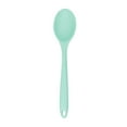 thumbnail image 1 of 1 Piece Small Multicolored Silicone Spoons Silicone Serving Stirring Spoon for Kitchen Nonstick Cooking Baking Stirring Mixing Tools, High Heat Resistant, Cooking Baking Spoons(Mint Green,8.1x1.8"), 1 of 2