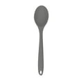 thumbnail image 1 of 1 Piece Small Multicolored Silicone Spoons Silicone Serving Stirring Spoon for Kitchen Nonstick Cooking Baking Stirring Mixing Tools, High Heat Resistant, Cooking Baking Spoons(Grey,8.1x1.8"), 1 of 2