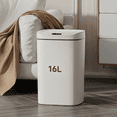 thumbnail image 1 of 1-Piece Smart Trash Can - Motion Sensor Auto Open/Close, Odor-Proof Lid & Quiet Design | Multiple Capacity Options for Kitchen/Bathroom/Living Room/Office (Batteries Not Included), 1 of 9
