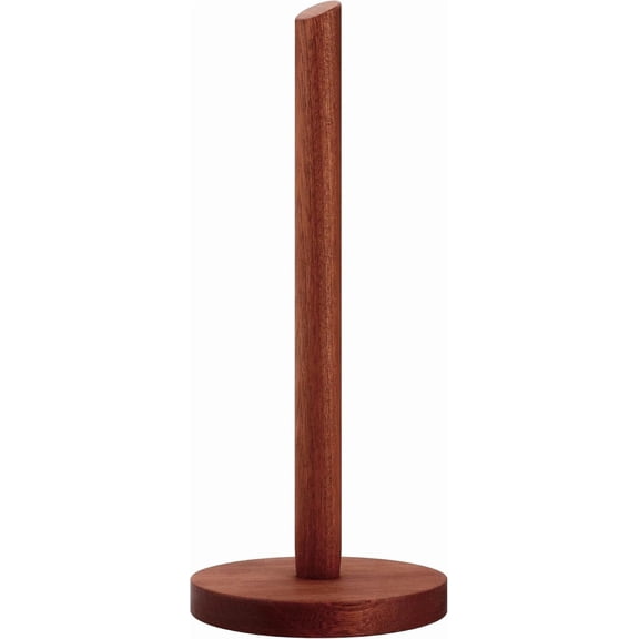 1 Piece Solid Ebony Paper Towel Holder Weighted Base Countertop Stand