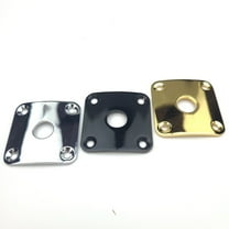 1 Piece  Square Curved  Metal Jack Plate For Electric Guitar Bass  ( #1063 ) MADE IN KOREA