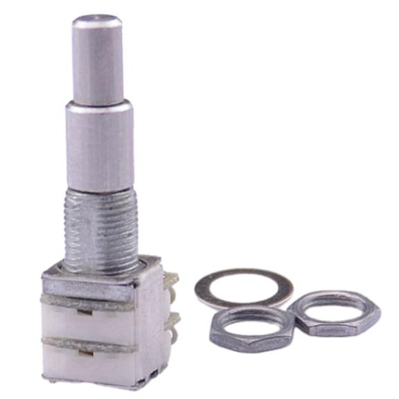 1Pc B5K/B10K/B50K/B100K/B250K/B500K Potentiometer Improve Your Music Experience with Center Detent Stacked Potentiometer