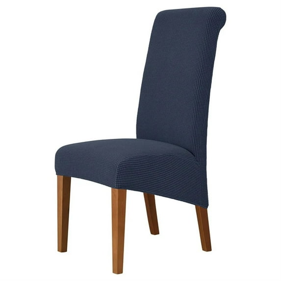 1 Piece Stretch Dining Chair Covers Oversized Removable Washable Soft Spandex High Back Large Chair Cover Slipcover
