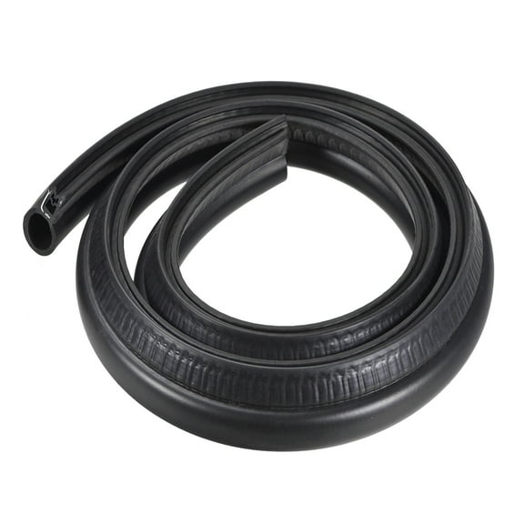 1 Piece Trim Seal with Top Bulb, EPDM Fits 0.5-3mm Edge 1M/3.28Ft 1.22inch Height for Window and Door Applications