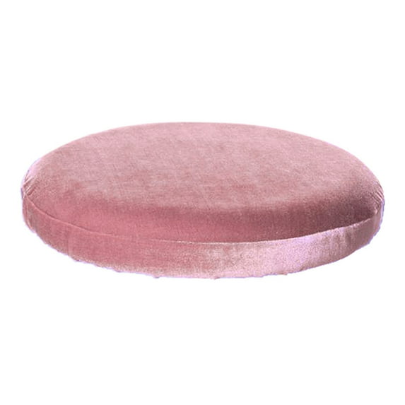 1 Piece Velvet Chair Covers Bar Stool Covers Anti-Slip Round Stool Cushion Cover Washable Stool Cushion Slipcover for Dia 12-15" Home Bar Hotel Use Pink